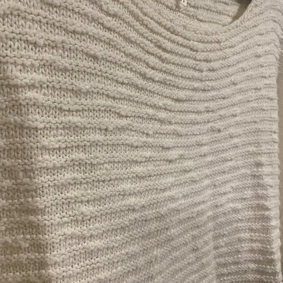 Free People Menace Solid Oversized Textured Tunic White Size M - Picture 2 of 8